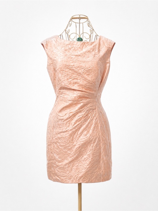 Ralph Lauren Dresses & Skirts - Lauren Ralph Lauren Pink Jacquard Sheath Dress Size 4 Elegant Cocktail Career